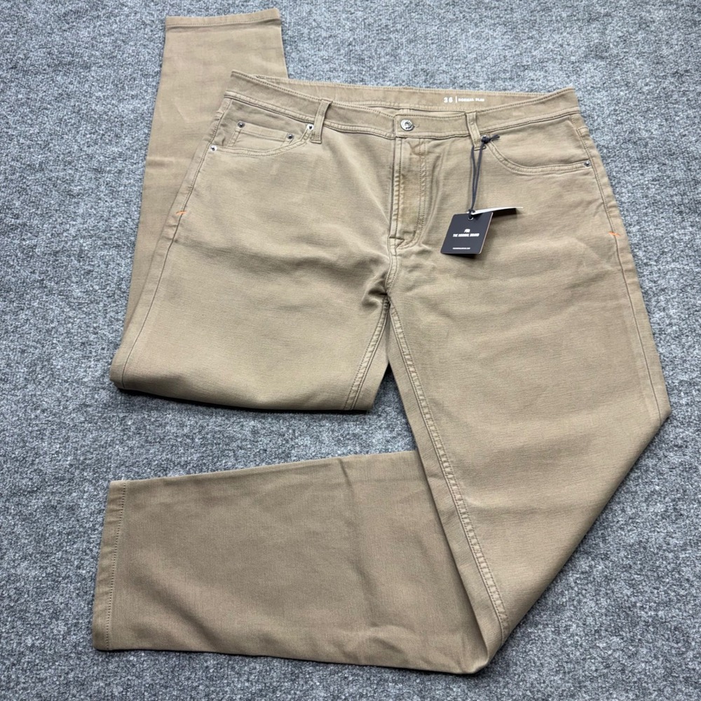 The Normal Brand Mens Comfort Terry Pant Taupe Normal Slim 36x32 S1BTTPPTPE3632